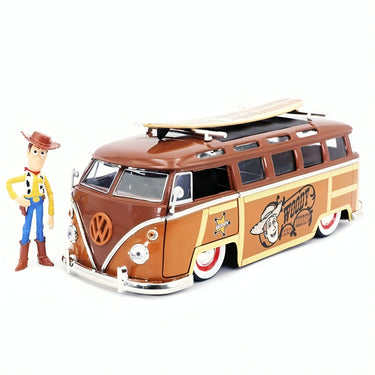 Car Volkswagen T1 Surf Bus & Woody Scale 1:24 (Discontinued Model)
